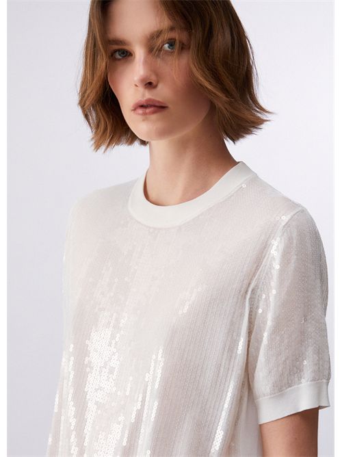 Top con paillettes LIU JO | WA6216MA68R/P9691